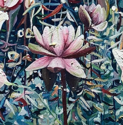 Alisa Beak, Memories Meadow, Oil on Canvas