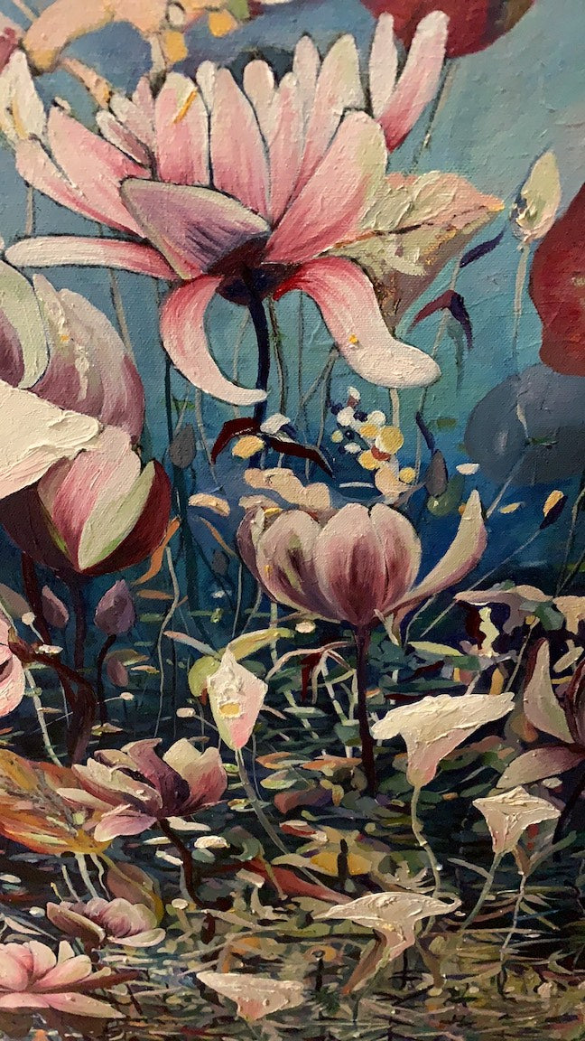 Alisa Beak, Memories Meadow, Oil on Canvas