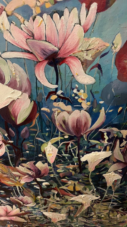 Alisa Beak, Memories Meadow, Oil on Canvas