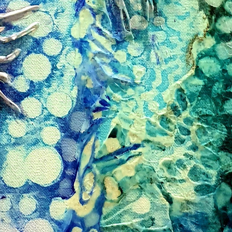 Jennifer Luck, Night Anemone, Oil on Canvas