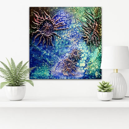 Jennifer Luck, Night Anemone, Oil on Canvas