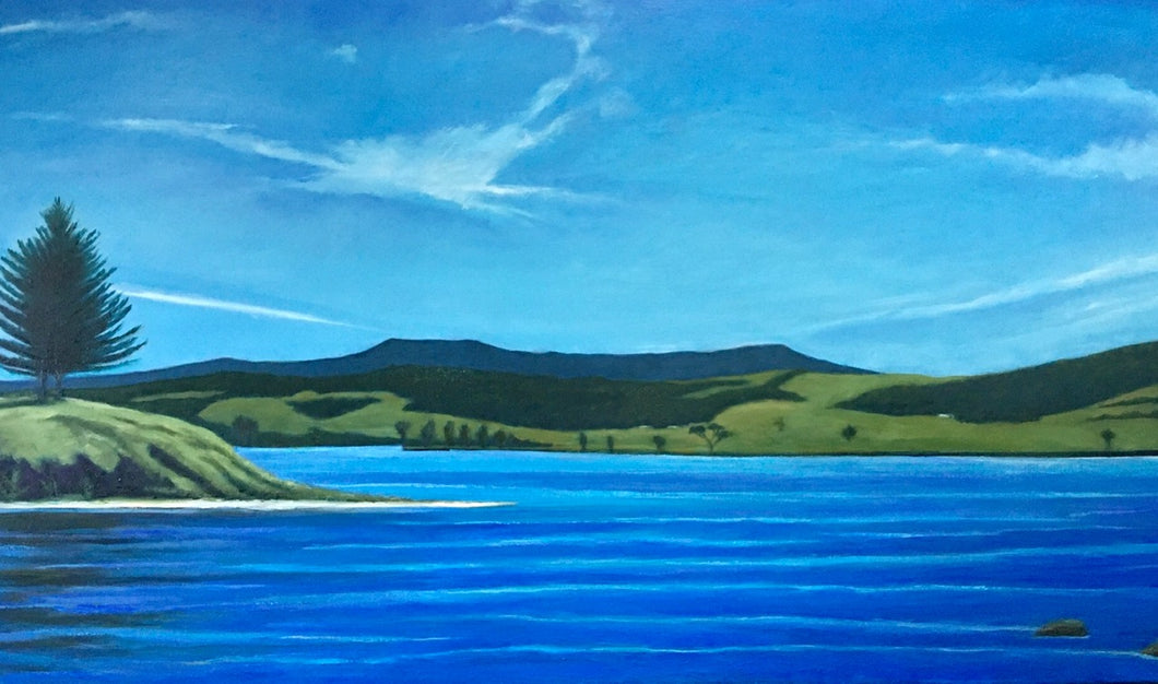 John Forsyth, North Werri Lagoon, Oil on Canvas