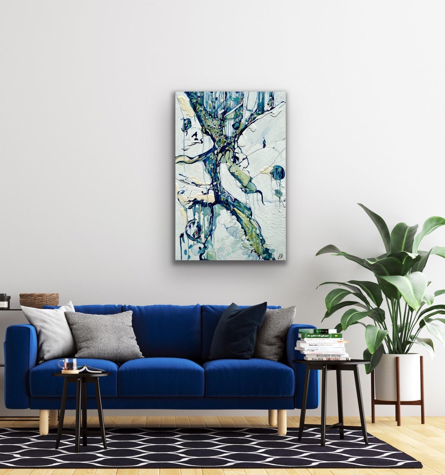 Alisa Beak, Oceans Dance, Oil on Canvas