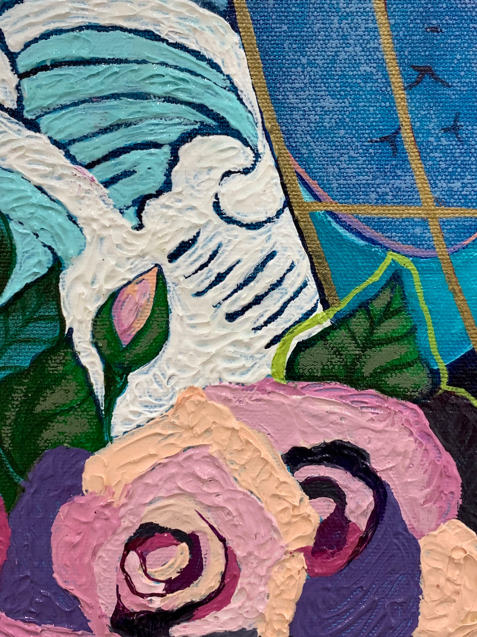 Vanessa Anderson, Ocean Spray, Acrylic and Oil on Canvas WAS $1490 NOW $990