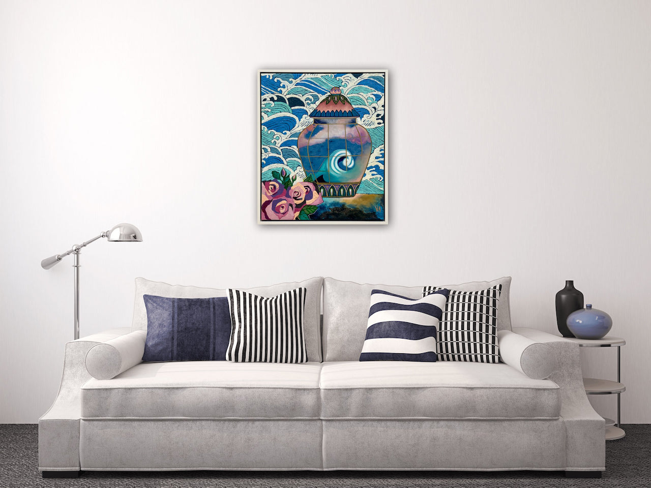 Vanessa Anderson, Ocean Spray, Acrylic and Oil on Canvas WAS $1490 NOW $990