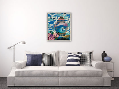 Vanessa Anderson, Ocean Spray, Acrylic and Oil on Canvas WAS $1490 NOW $990