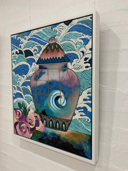 Vanessa Anderson, Ocean Spray, Acrylic and Oil on Canvas WAS $1490 NOW $990
