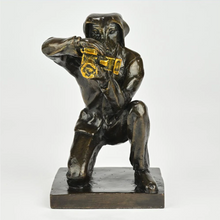 Load image into Gallery viewer, Gillie and Marc, Paparazzi Dog Loved Snapping the World - George, Bronze Sculpture
