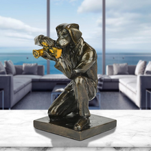 Load image into Gallery viewer, Gillie and Marc, Paparazzi Dog Loved Snapping the World - George, Bronze Sculpture
