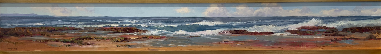 John Downton, Quiet Day, Culburra Beach, NSW. Oil on Canvas