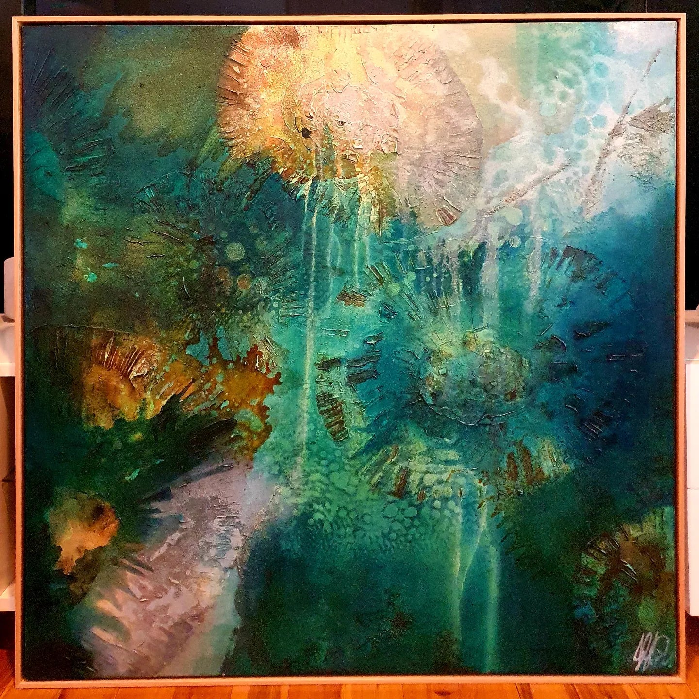 Jennifer Luck, Ripples, Oil on Canvas