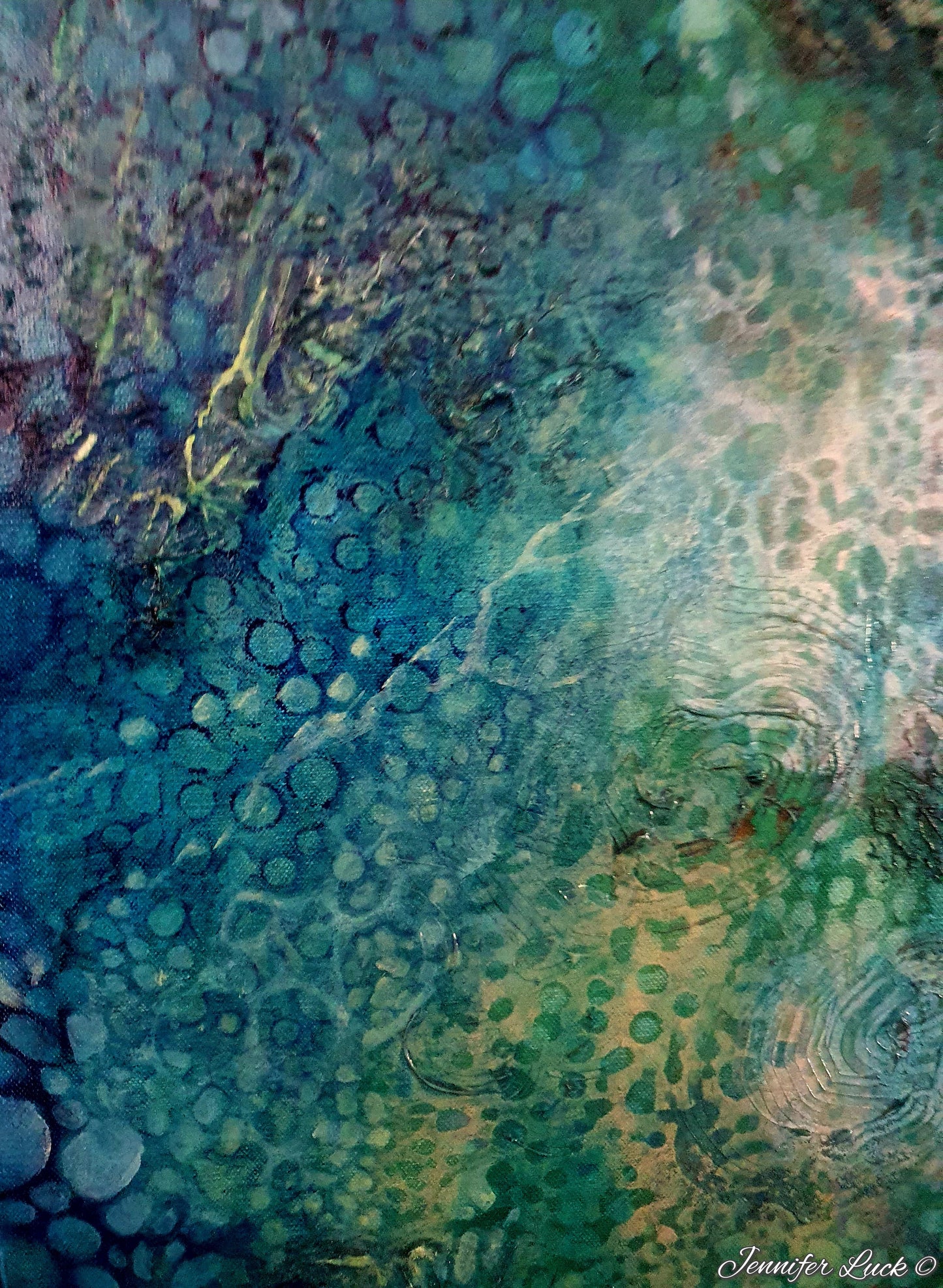 Jennifer Luck, Shallows, Oil on Canvas