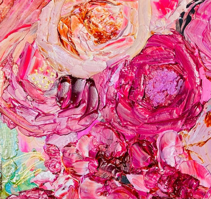 Kerry Bruce, I Love Pink, Acrylic on Linen