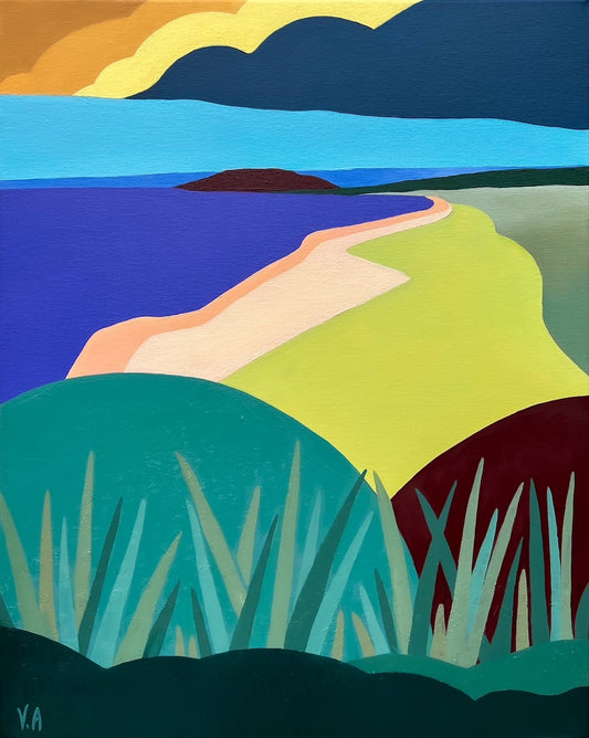 The famous Seven Mile Beach that starts in the coastal village of Gerroa, just south of Gerringong, and ends at Shoalhaven Heads on the stunning South Coast of New South Wales.