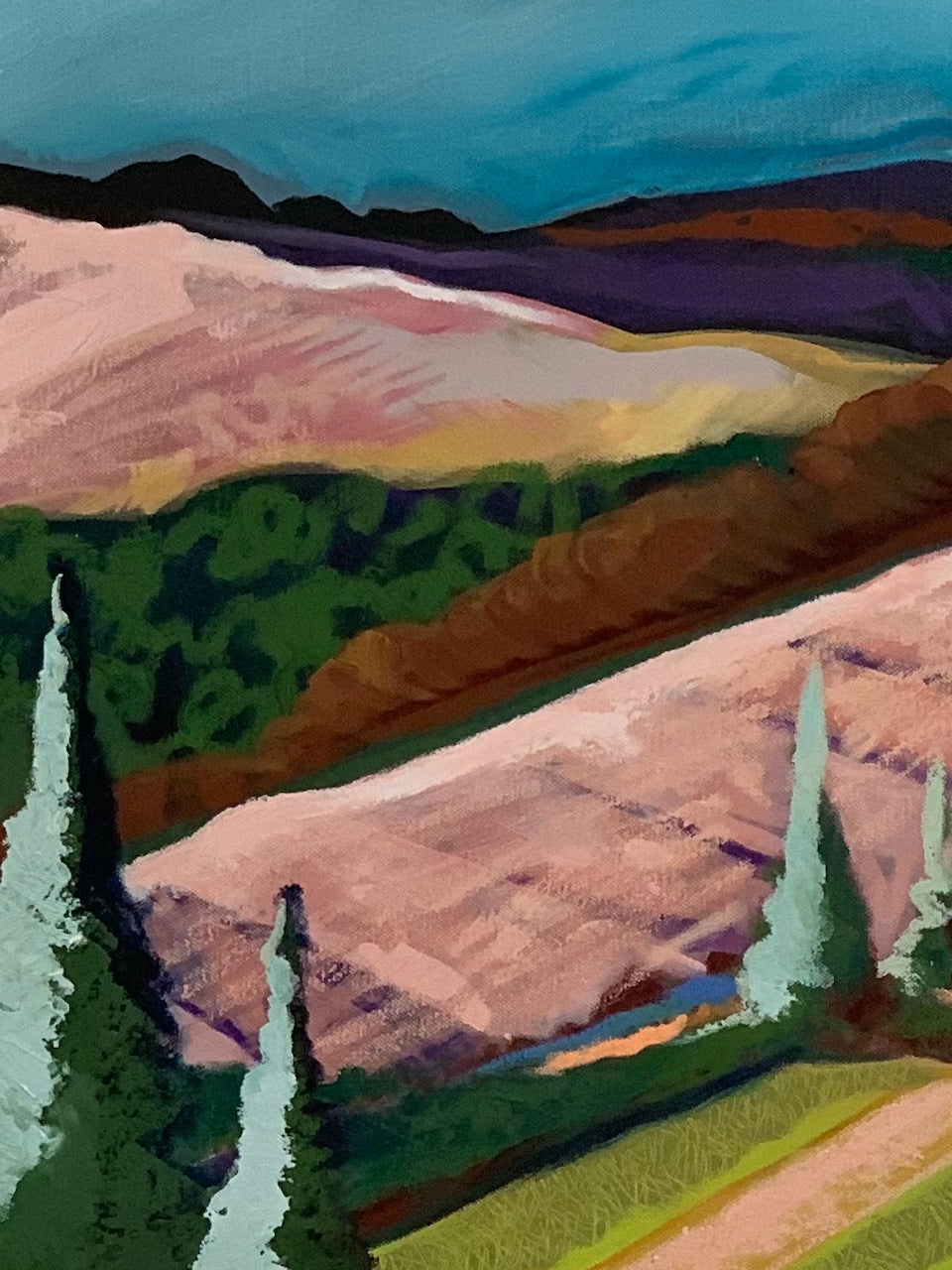 Vanessa Anderson, Simple Abundance, Acrylic and Oil on Canvas WAS $1990 NOW $1200