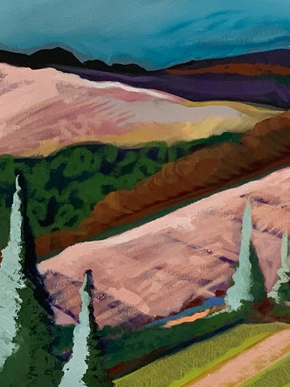 Vanessa Anderson, Simple Abundance, Acrylic and Oil on Canvas WAS $1990 NOW $1200