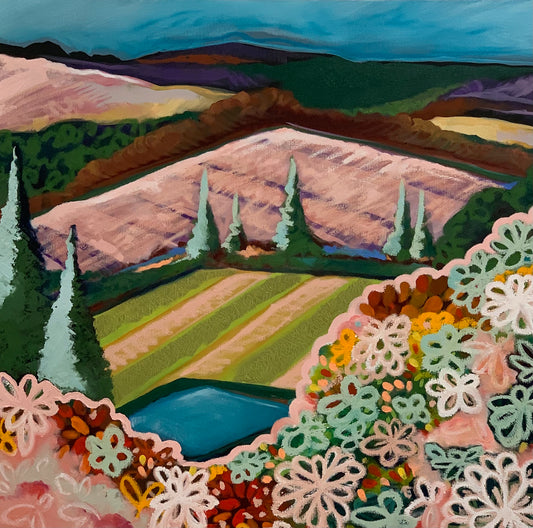 Vanessa Anderson, Simple Abundance, Acrylic and Oil on Canvas WAS $1990 NOW $1200