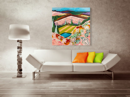 Vanessa Anderson, Simple Abundance, Acrylic and Oil on Canvas WAS $1990 NOW $1200