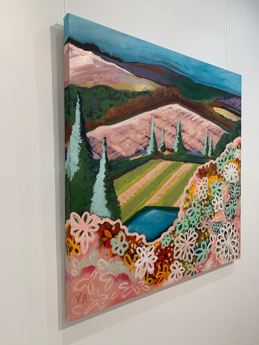 Vanessa Anderson, Simple Abundance, Acrylic and Oil on Canvas WAS $1990 NOW $1200