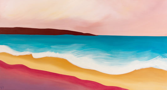 Vanessa Anderson, Simplicity, Original Artwork, Acrylic and Oil on Canvas