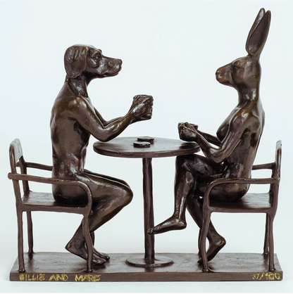 Gillie and Marc, They Drank Coffee all Day and all Night, Bronze  #47/100