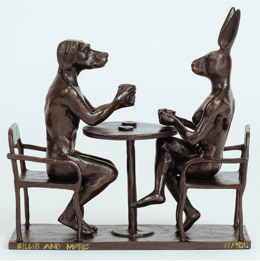 Gillie and Marc, They Drank Coffee all Day and all Night, Bronze  #47/100