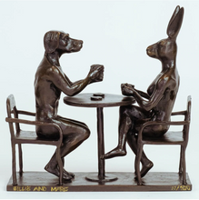 Load image into Gallery viewer, Gillie and Marc, They Drank Coffee all Day and all Night, Bronze  #47/100
