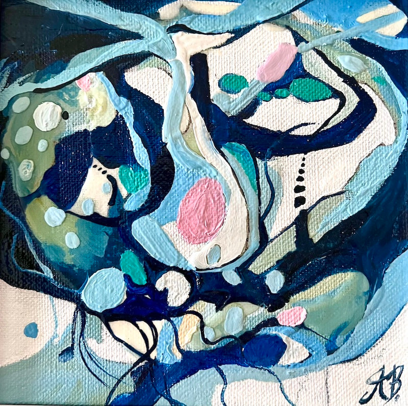 Alisa Beak, Tides Tracings No.12, Oil & Mixed Medium on Canvas