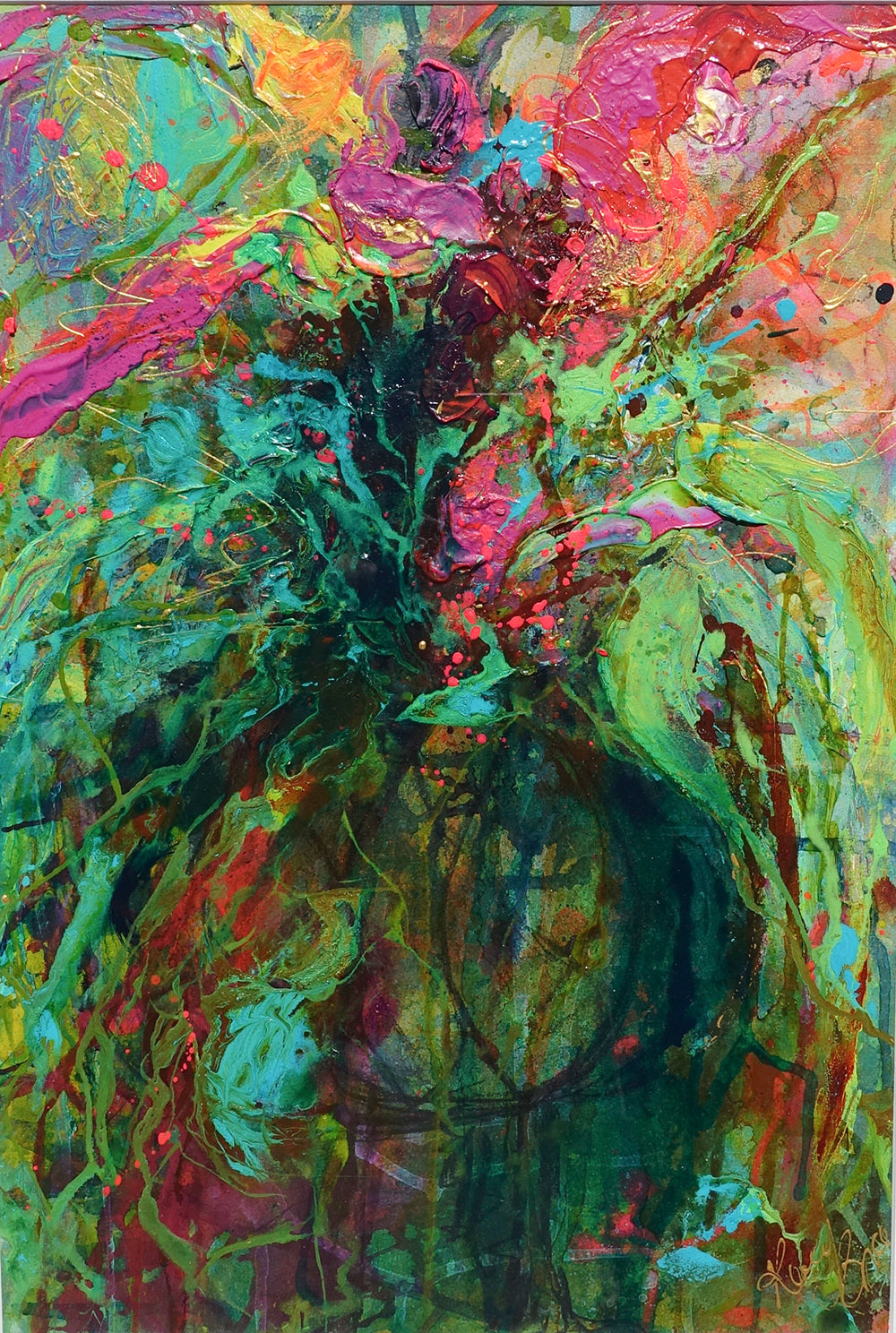 Kerry Bruce, Tranquility, Acrylic on Art Paper