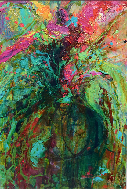 Kerry Bruce, Tranquility, Acrylic on Art Paper