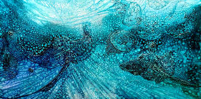 Jennifer Luck, Utopian Rays, Oil on Canvas