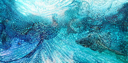 Jennifer Luck, Utopian Rays, Oil on Canvas