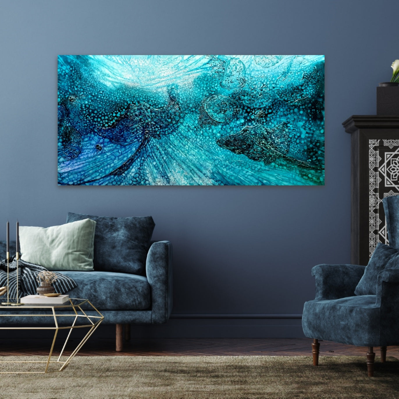 Jennifer Luck, Utopian Rays, Oil on Canvas