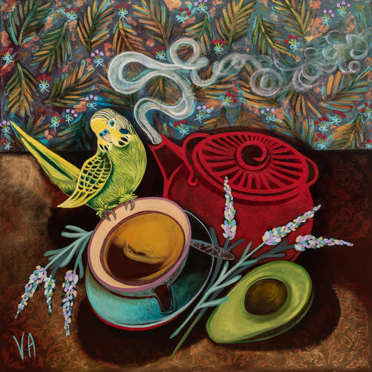 Vanessa Anderson, Smashed Avo, Acrylic and Oil on Canvas WAS $1490 NOW $990