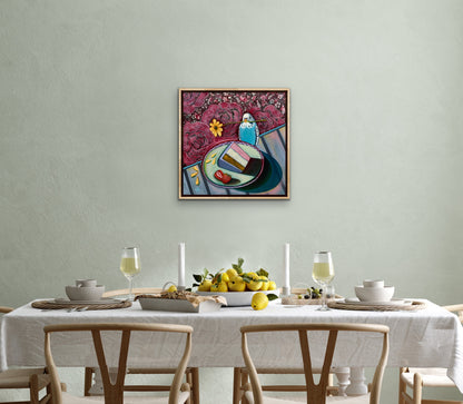 Vanessa Anderson, Let's Eat Cake, Acrylic and Oil on Canvas