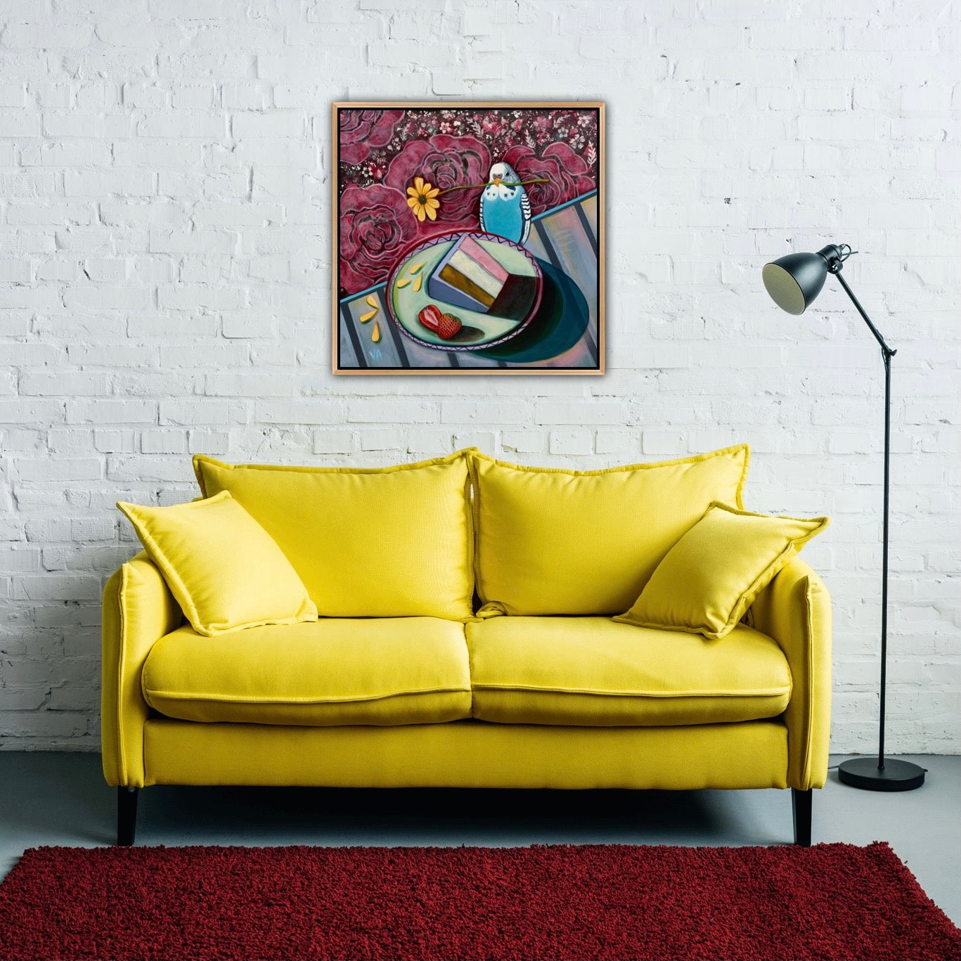 Vanessa Anderson, Let's Eat Cake, Acrylic and Oil on Canvas