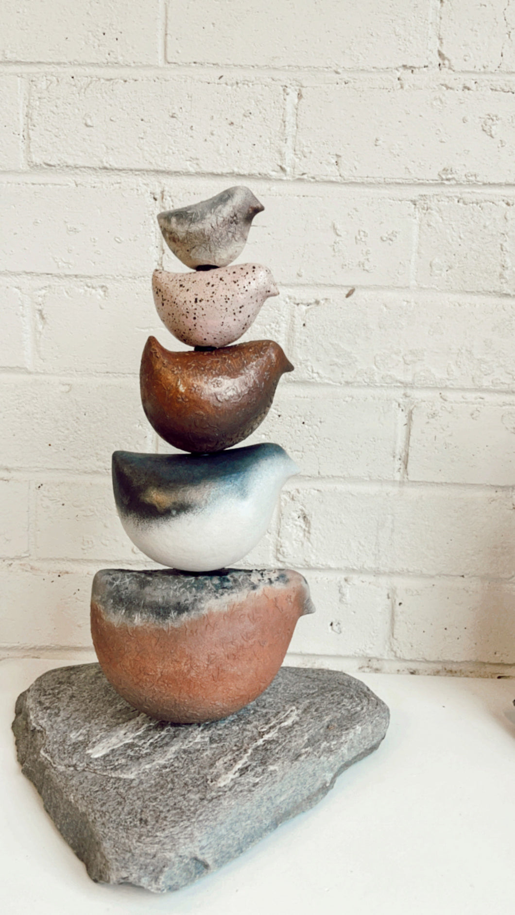 Shellie Christian, Bird Totem, Ceramics