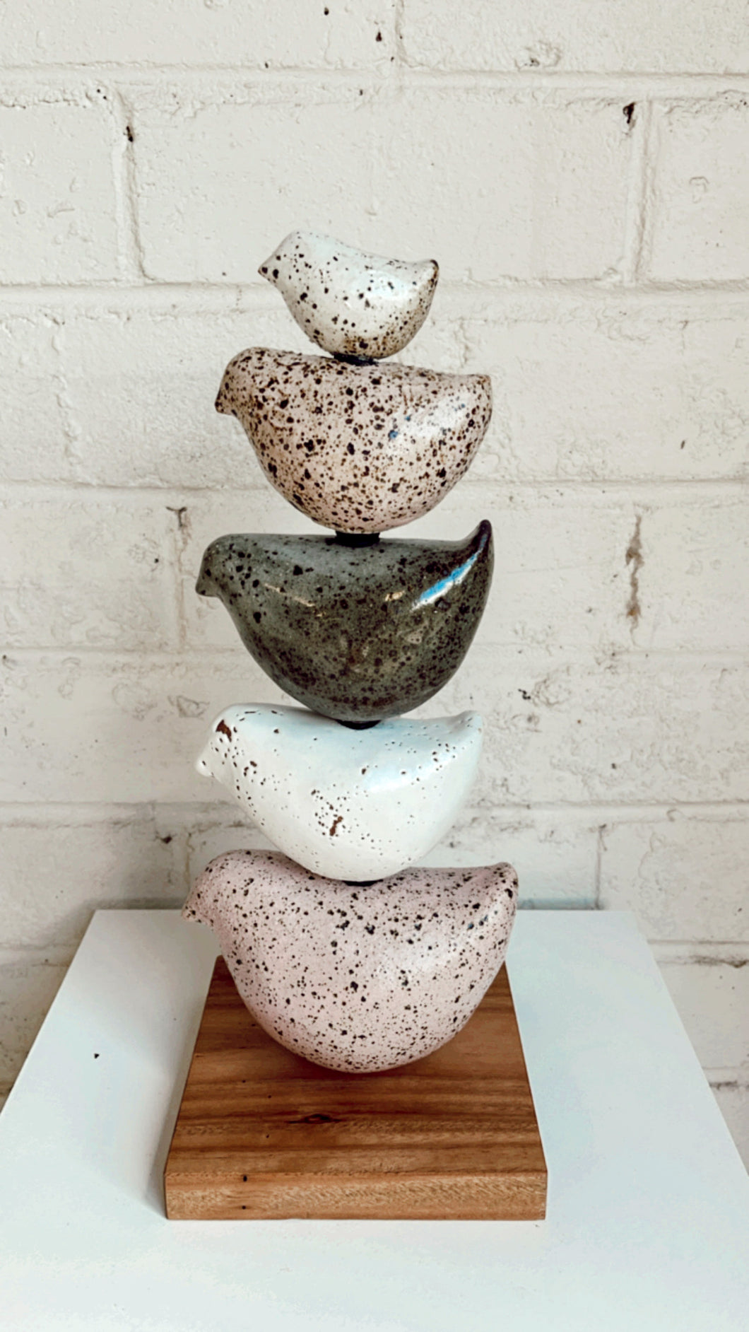 Shellie Christian, Bird Totem, ceramics
