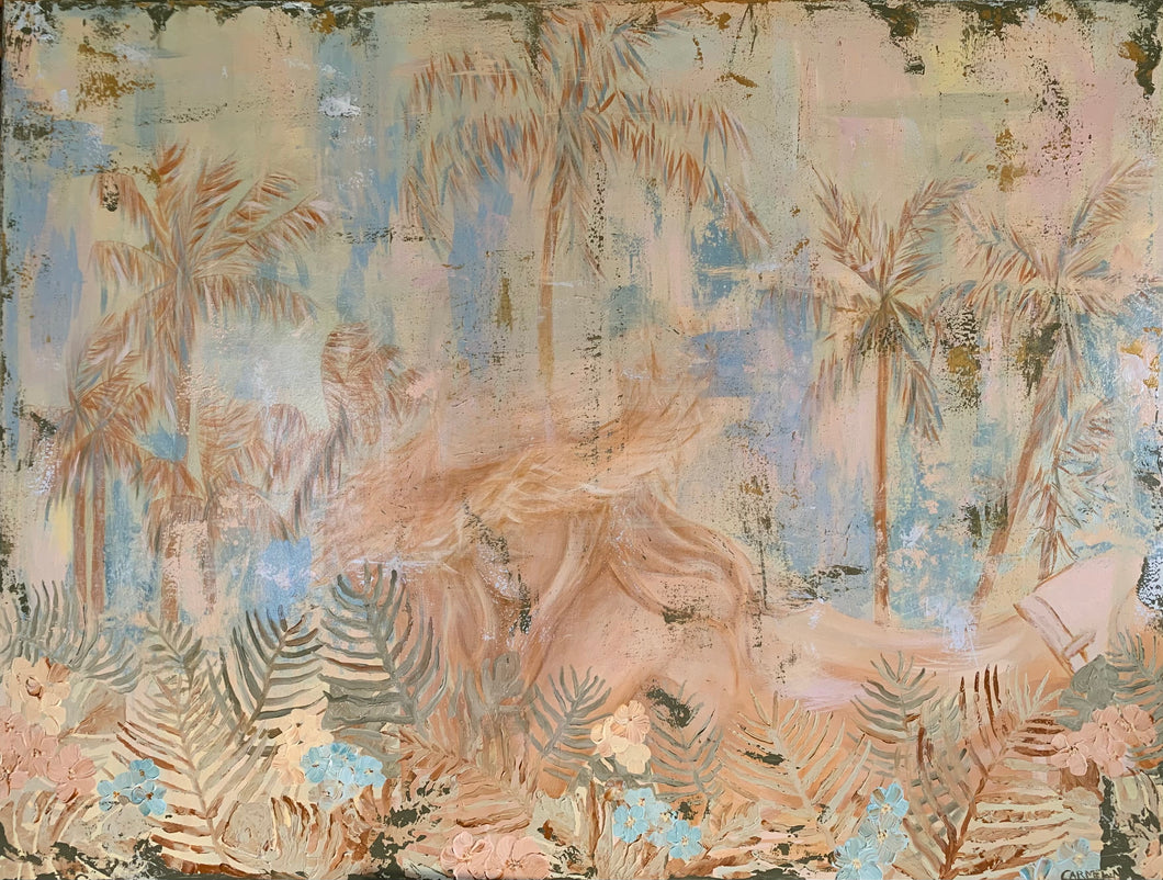 Carmel McCarney, Follow the Sun, Acrylic on Canvas
