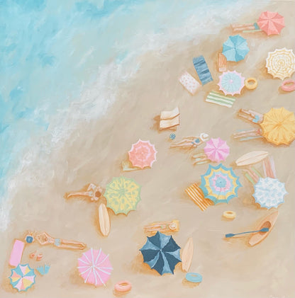 Carmel McCarney, Summer Sundays, Acrylic on Canvas