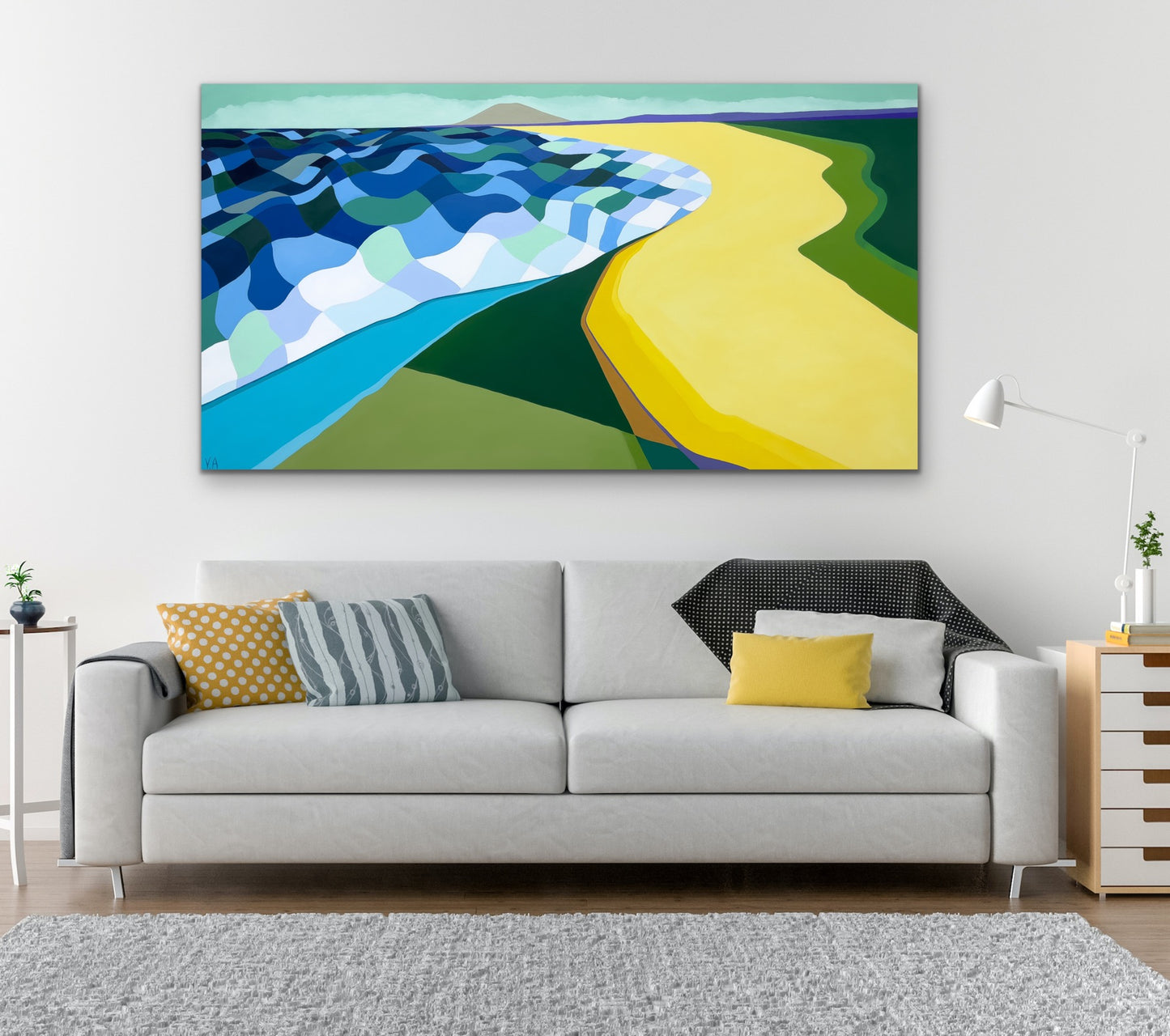 Vanessa Anderson, Seven Mile, Acrylic and Oil on Canvas