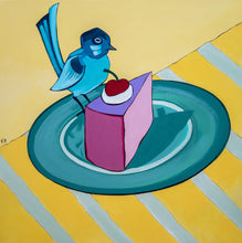 Load image into Gallery viewer, Vanessa Anderson, Blue Bird, Acrylic and Oil on Canvas
