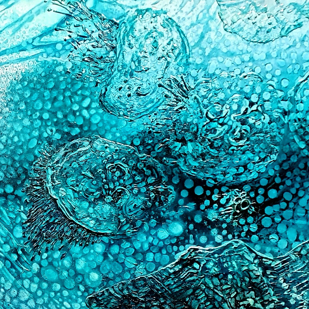 Jennifer Luck, Utopian Rays, Oil on Canvas