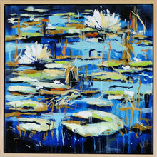 Load image into Gallery viewer, Karen Ritchie, Waterlily Prom, Acrylic on Premium Canvas Duck
