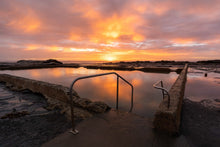 Load image into Gallery viewer, Autumn sunrises are pretty special... 
morning dip anyone? Gerringong, Australia 
