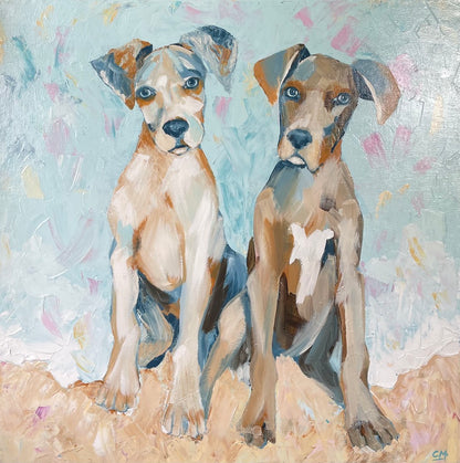 Carmel McCarney, Where's The Ball? Acrylic on Canvas