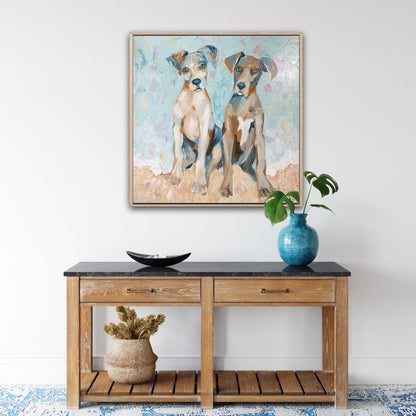 Carmel McCarney, Where's The Ball? Acrylic on Canvas