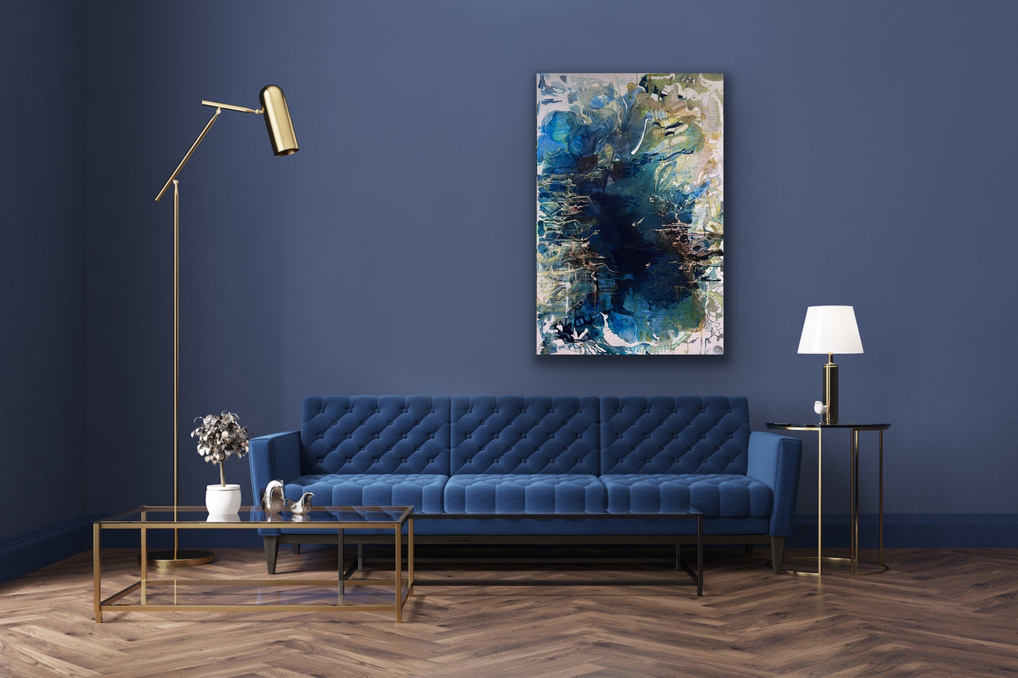 Alisa Beak, White Bay, Oil & Mixed Medium on Canvas