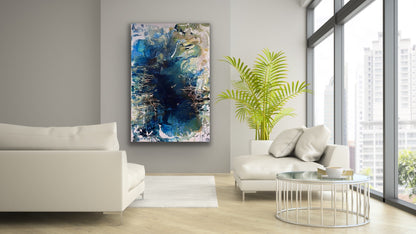 Alisa Beak, White Bay, Oil & Mixed Medium on Canvas