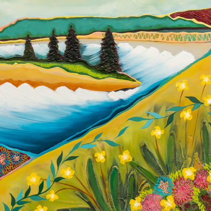 Vanessa Anderson, Wonderful Werri, Acrylic and Oil on Canvas